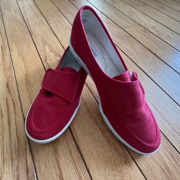 Vintage Women’s Red Canvas Grasshoppers by Keds Size 8 1/2 - Picture 1 of 12